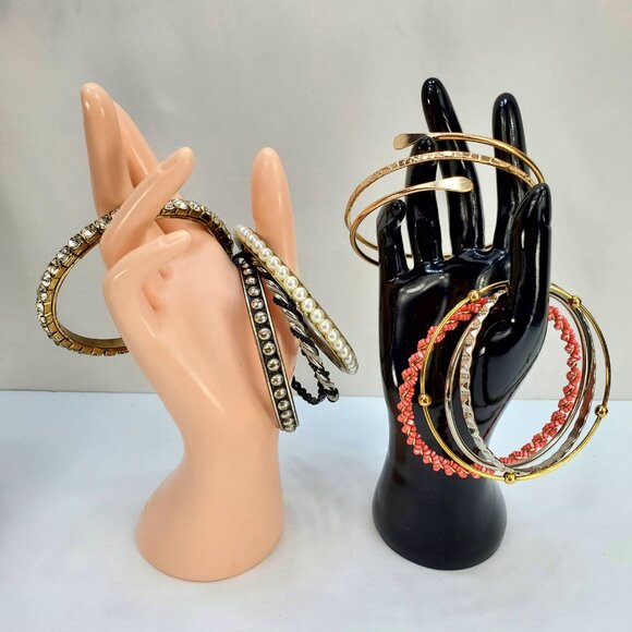 Bangle Bracelet Bundle of 10 for Larger Hands and Wrists - Picture 1 of 7